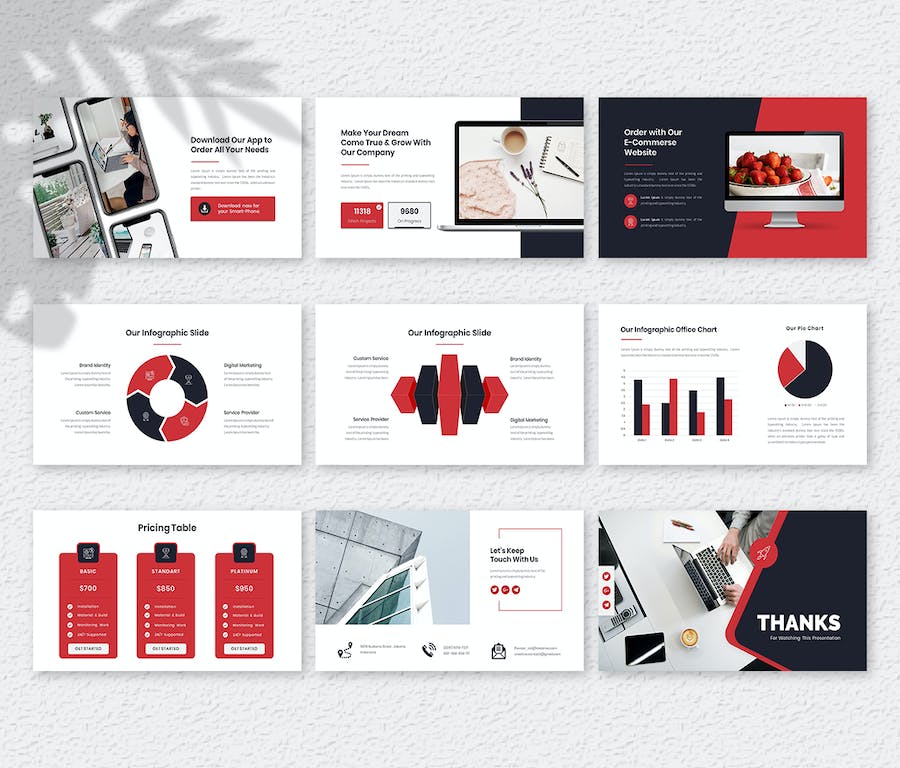 广告行业多用途演示文稿展示PPT模板 - 顶尖PPT