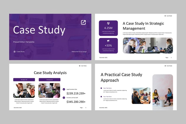 商业案例分析研究方案PPT模板 - 顶尖PPT