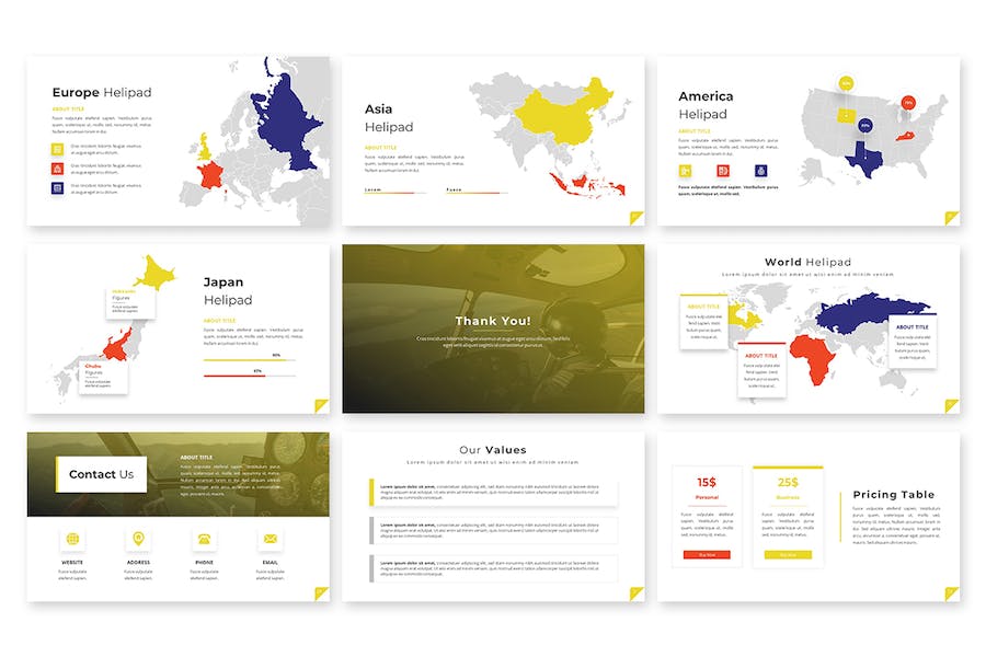 极简风格商务通用PPT模板 - 顶尖PPT