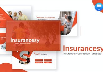保险公司业务展示推广keynote模板 - 顶尖PPT