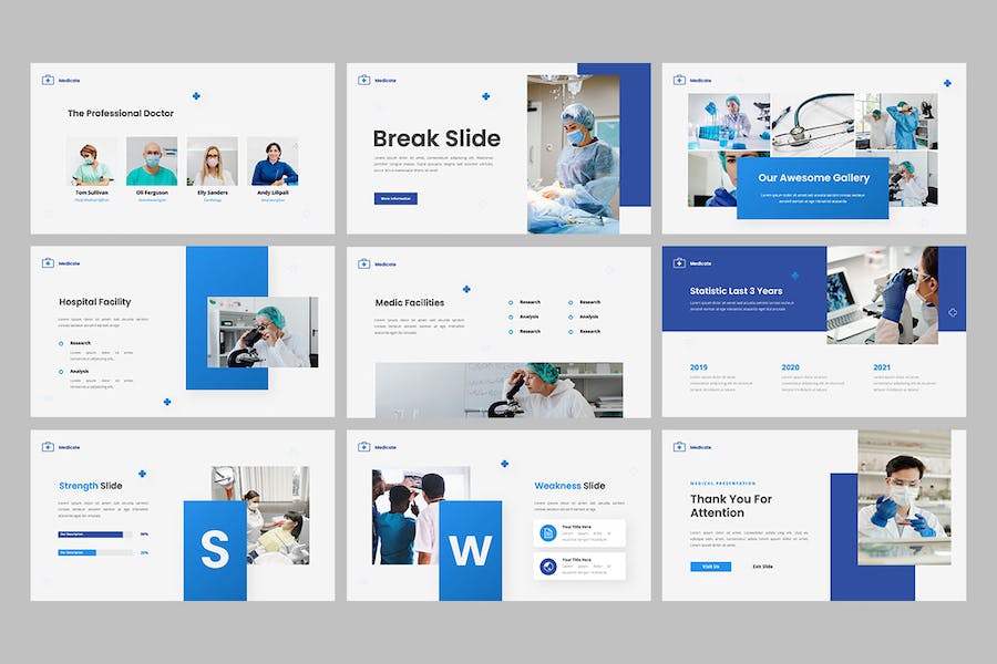 医疗医药诊疗推介PPT模板 - 顶尖PPT