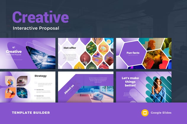 创意互动信息图表PPT模板 - 顶尖PPT