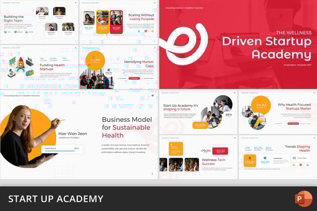 初创学院详细介绍展示PPT模板 - 顶尖PPT