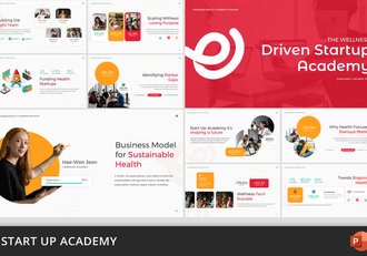 初创学院详细介绍展示PPT模板 - 顶尖PPT