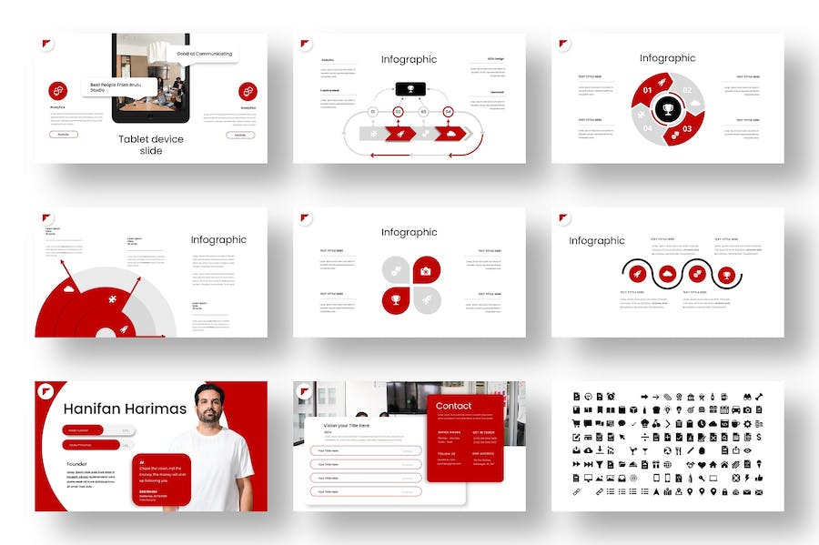 项目汇报个人简历展示商业商务苹果keynote模板 - 顶尖PPT