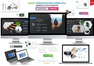 极简设计风格展示演讲方案PPT模板 - 顶尖PPT