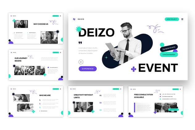 商业互动活动PPT模板 - 顶尖PPT