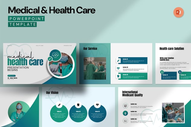 医院宣传医学学术会议报告PPT模板 - 顶尖PPT