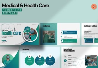 医院宣传医学学术会议报告PPT模板 - 顶尖PPT