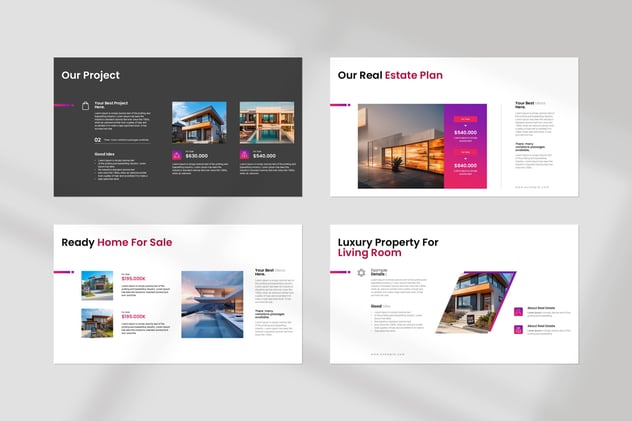 房地产主题keynote模板 - 顶尖PPT