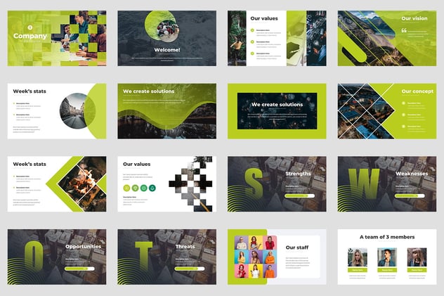 公司简介步骤流程图形动画提案PPT模板 - 顶尖PPT