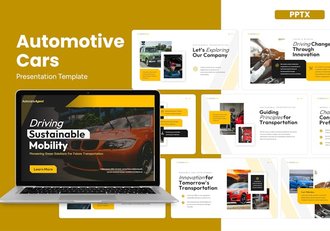 汽车性能介绍展示PPT模板 - 顶尖PPT