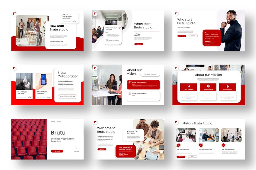 项目汇报个人简历展示商业商务苹果keynote模板 - 顶尖PPT