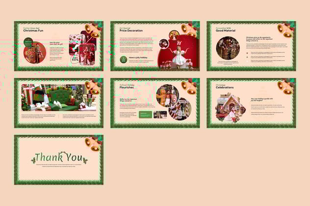 婚礼圣诞节活动派对PPT模板 - 顶尖PPT