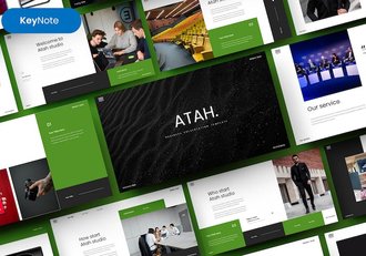 商务企业发展战略规划实施Keynote模板 - 顶尖PPT