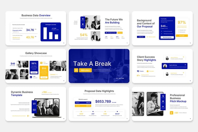 商业合作提案与业务汇报展示PPT模板 - 顶尖PPT