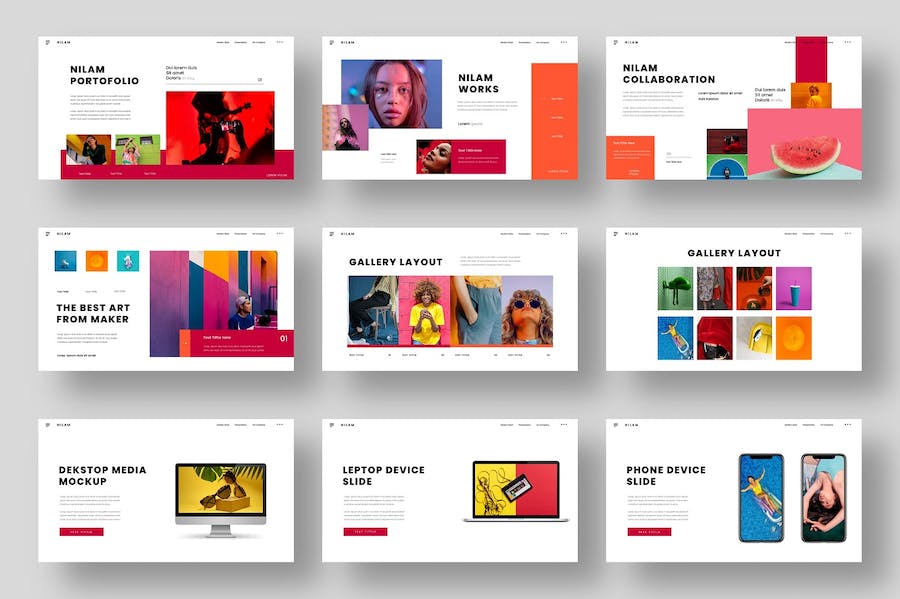 国外简约时尚多用途PPT模板 - 顶尖PPT