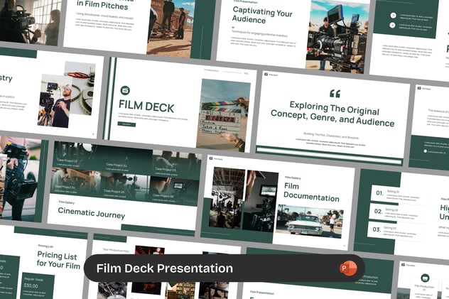 电影拍摄方案规划PPT模板 - 顶尖PPT