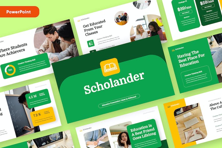 奖学金教育培训课程申请PPT模板 - 顶尖PPT