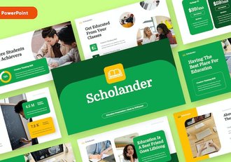 奖学金教育培训课程申请PPT模板 - 顶尖PPT