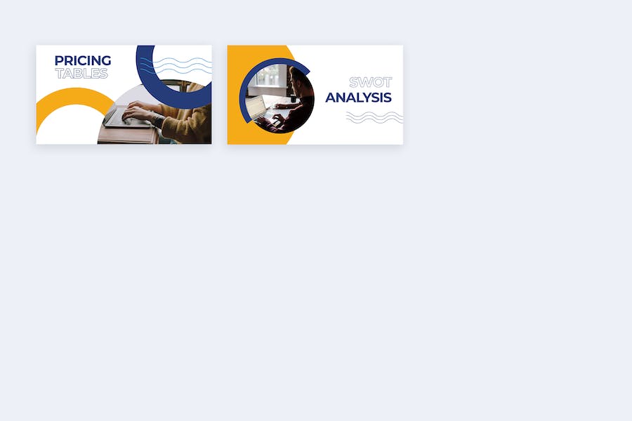 商业标题页面设计信息图表PPT模板 - 顶尖PPT