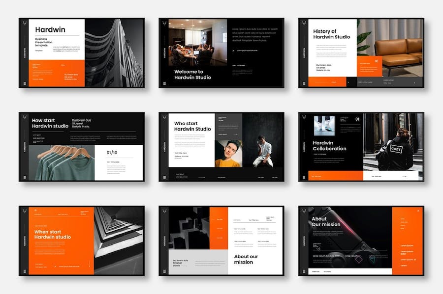 欧美大气商务通用PPT模板 - 顶尖PPT