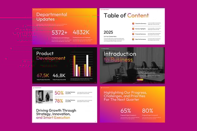 商务业务工作总结汇报PPT模板 - 顶尖PPT