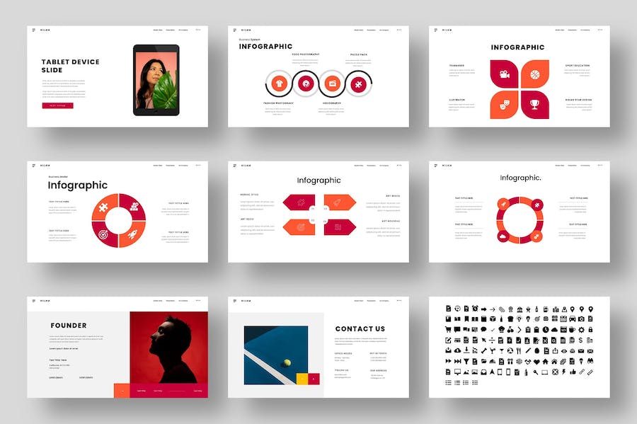 国外简约时尚多用途PPT模板 - 顶尖PPT