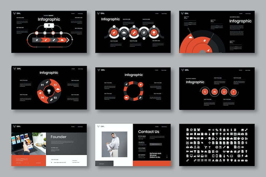 商务融资计划书项目推介Keynote模板 - 顶尖PPT