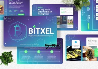 加密货币区块链数字货币Keynote模板 - 顶尖PPT