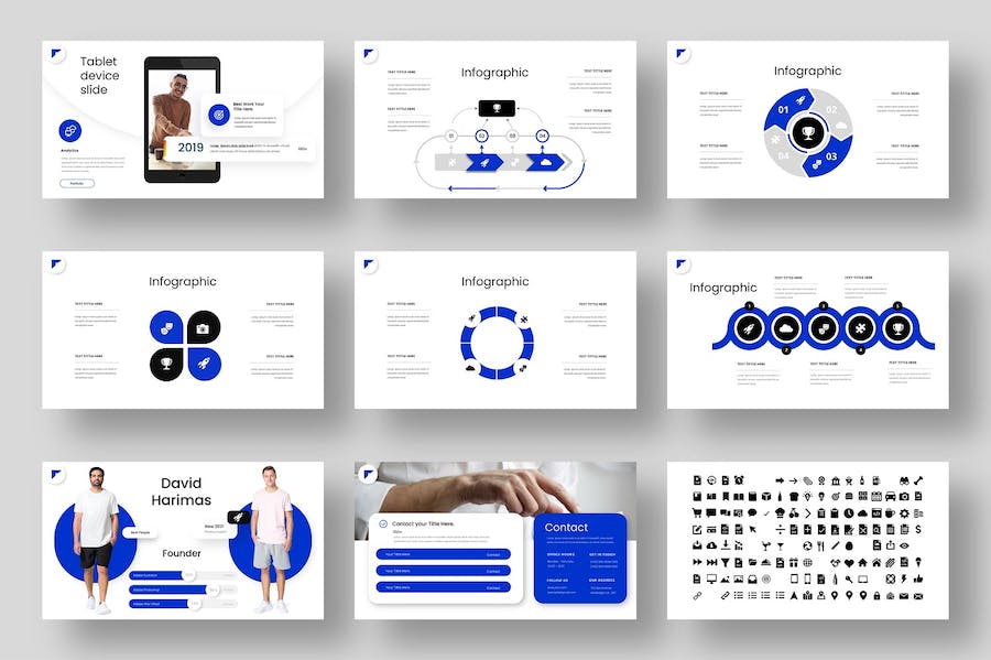 业务合作项目展示团队企业介绍keynote模板 - 顶尖PPT