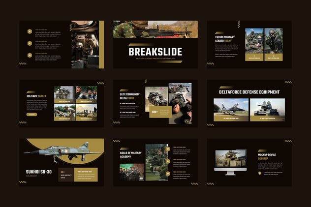军事学院介绍课程展示keynote模板 - 顶尖PPT