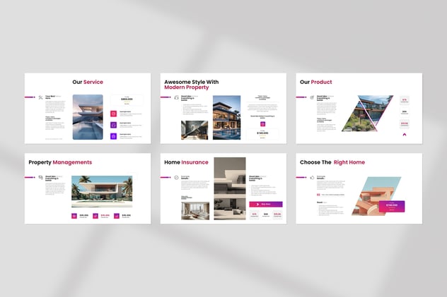 房地产主题keynote模板 - 顶尖PPT