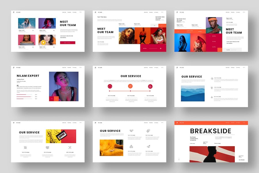 国外简约时尚多用途PPT模板 - 顶尖PPT