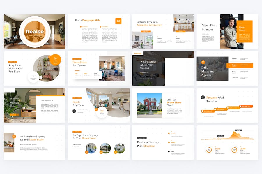 房地产项目展示介绍keynote模板 - 顶尖PPT