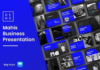 商务业务融资营销推广Keynote模板 - 顶尖PPT