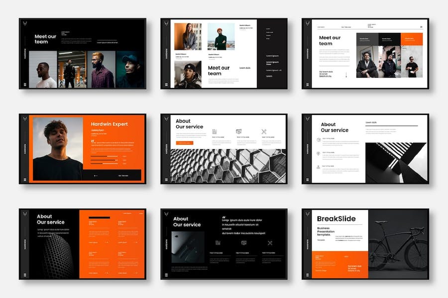 欧美大气商务通用PPT模板 - 顶尖PPT