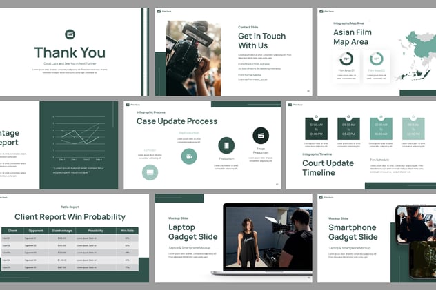 电影拍摄方案规划PPT模板 - 顶尖PPT