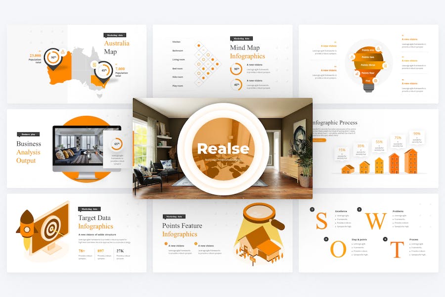 房地产项目展示介绍keynote模板 - 顶尖PPT