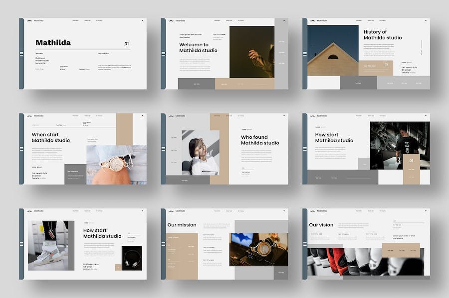 简约设计国外商业商务通用PPT模板 - 顶尖PPT