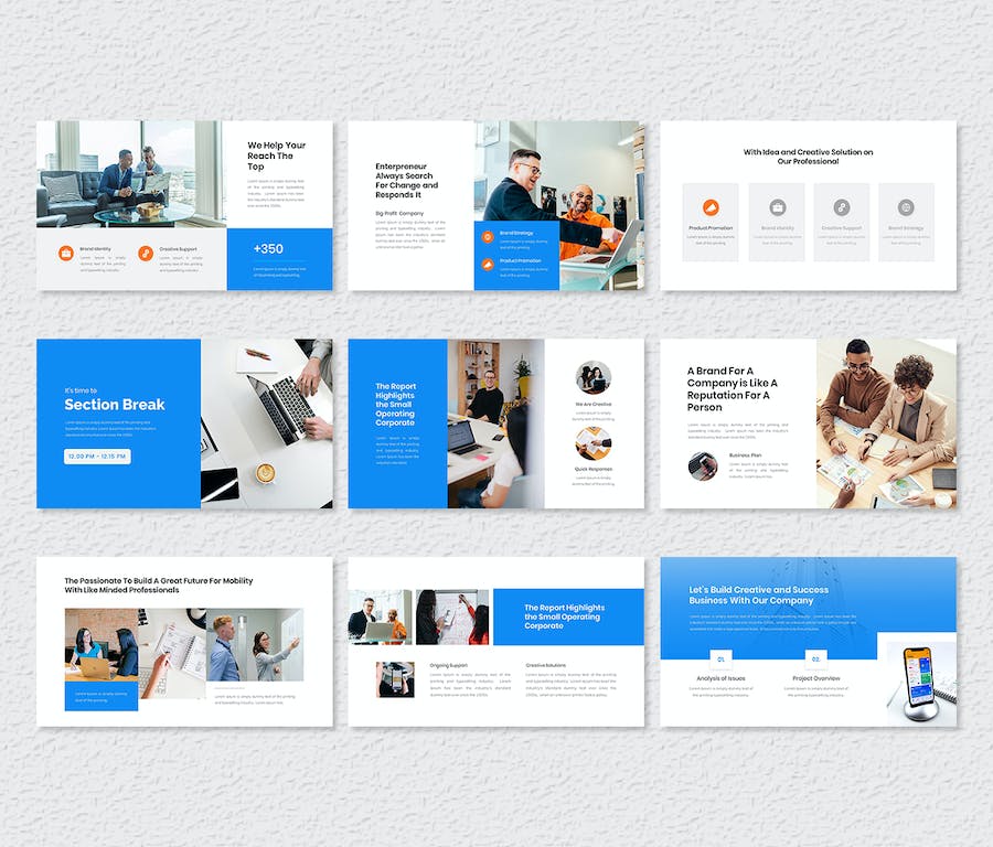 务汇报公司介绍战略规划PPT模板 - 顶尖PPT