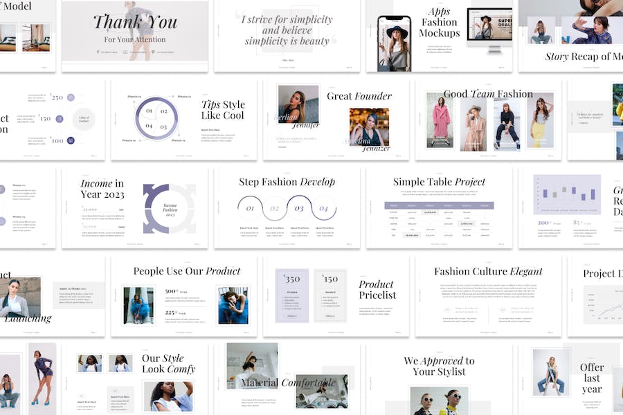 美学时尚品牌推广设计PPT模板 - 顶尖PPT