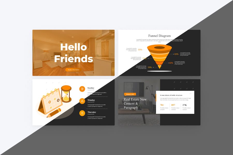 房地产项目展示介绍keynote模板 - 顶尖PPT
