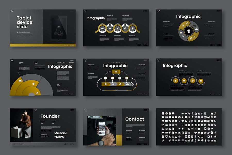 商务业务年度报告总结Keynote模板 - 顶尖PPT