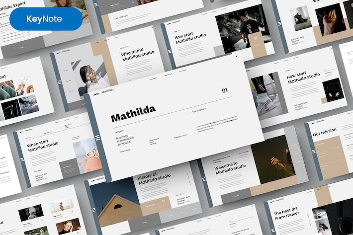 欧美简约商务风格keynote模板 - 顶尖PPT