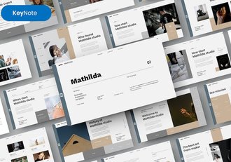 欧美简约商务风格keynote模板 - 顶尖PPT