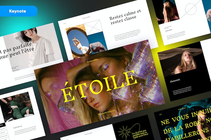 展览策划说明作品展示keynote模板 - 顶尖PPT