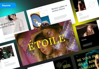 展览策划说明作品展示keynote模板 - 顶尖PPT