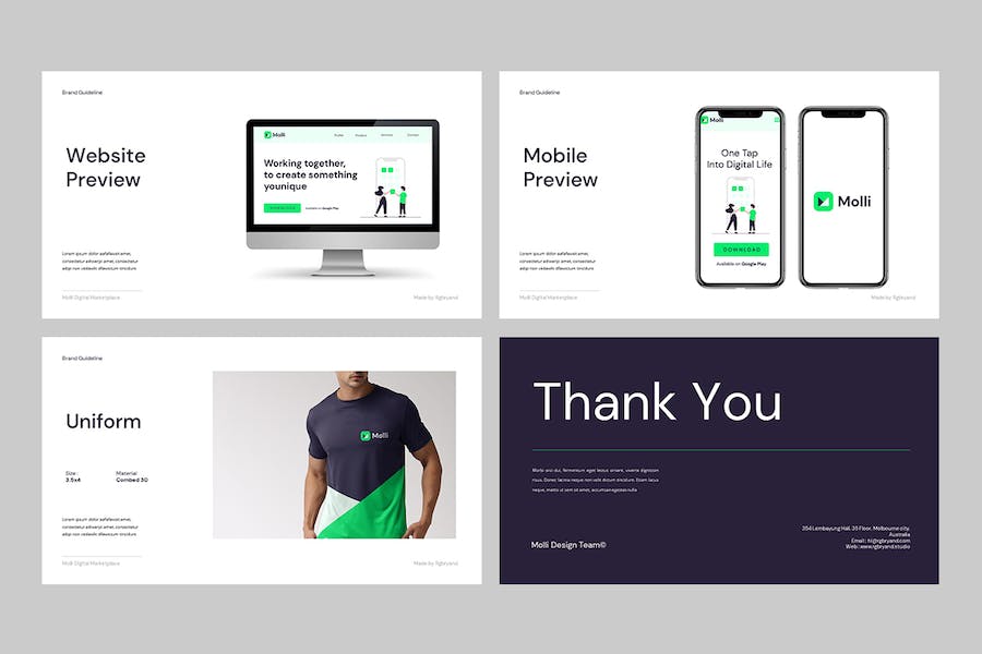 品牌指南规范设计展示Keynote模板 - 顶尖PPT