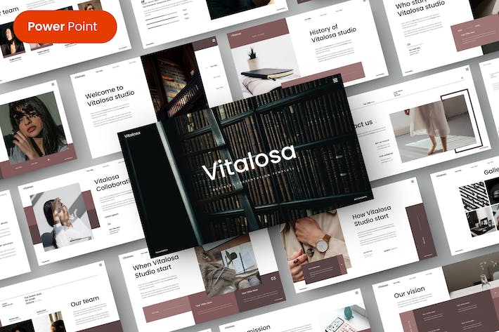 大气产品摄影展示营销策划多用途PPT模板 - 顶尖PPT